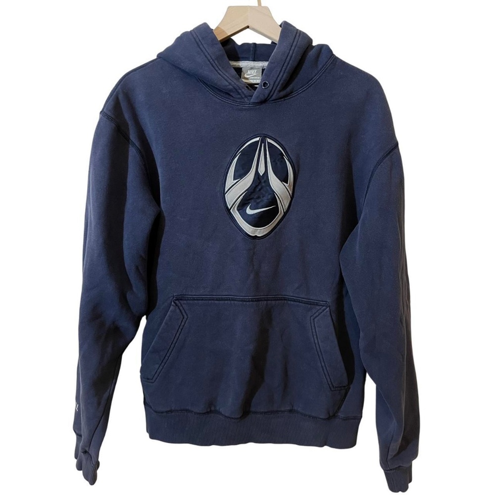 vintage nike navy blue hoodie